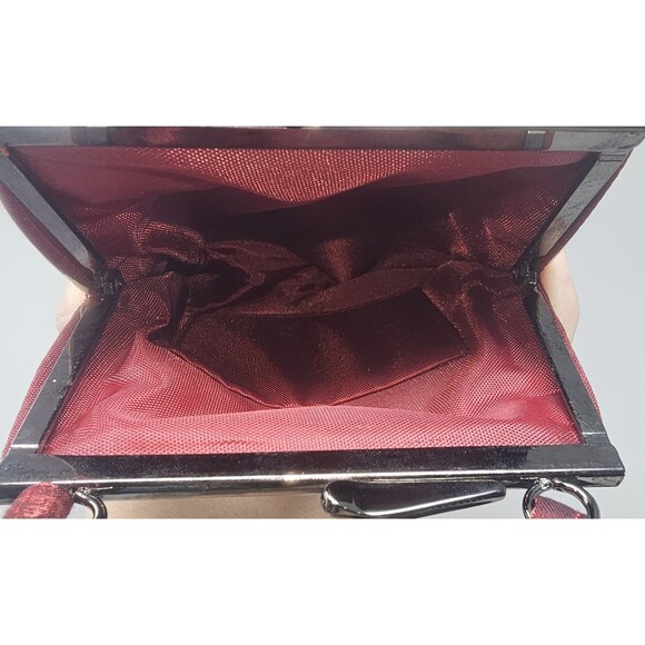 Hawaiian Floral Orchid Multicolor 8.5x5" Beaded Purse Crossbody Shoulder Bag - Picture 6 of 14